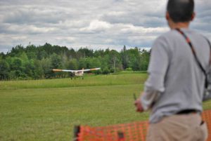 Student with an awesome glide slope going on