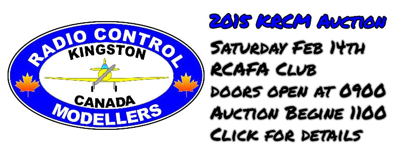 Kingston Radio Control Modelers Auction 2015