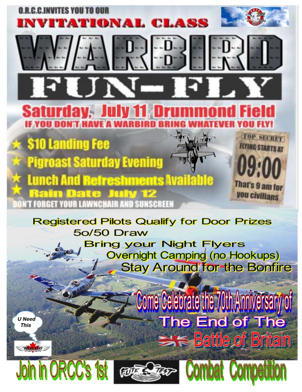 2015 orcc warbird poster