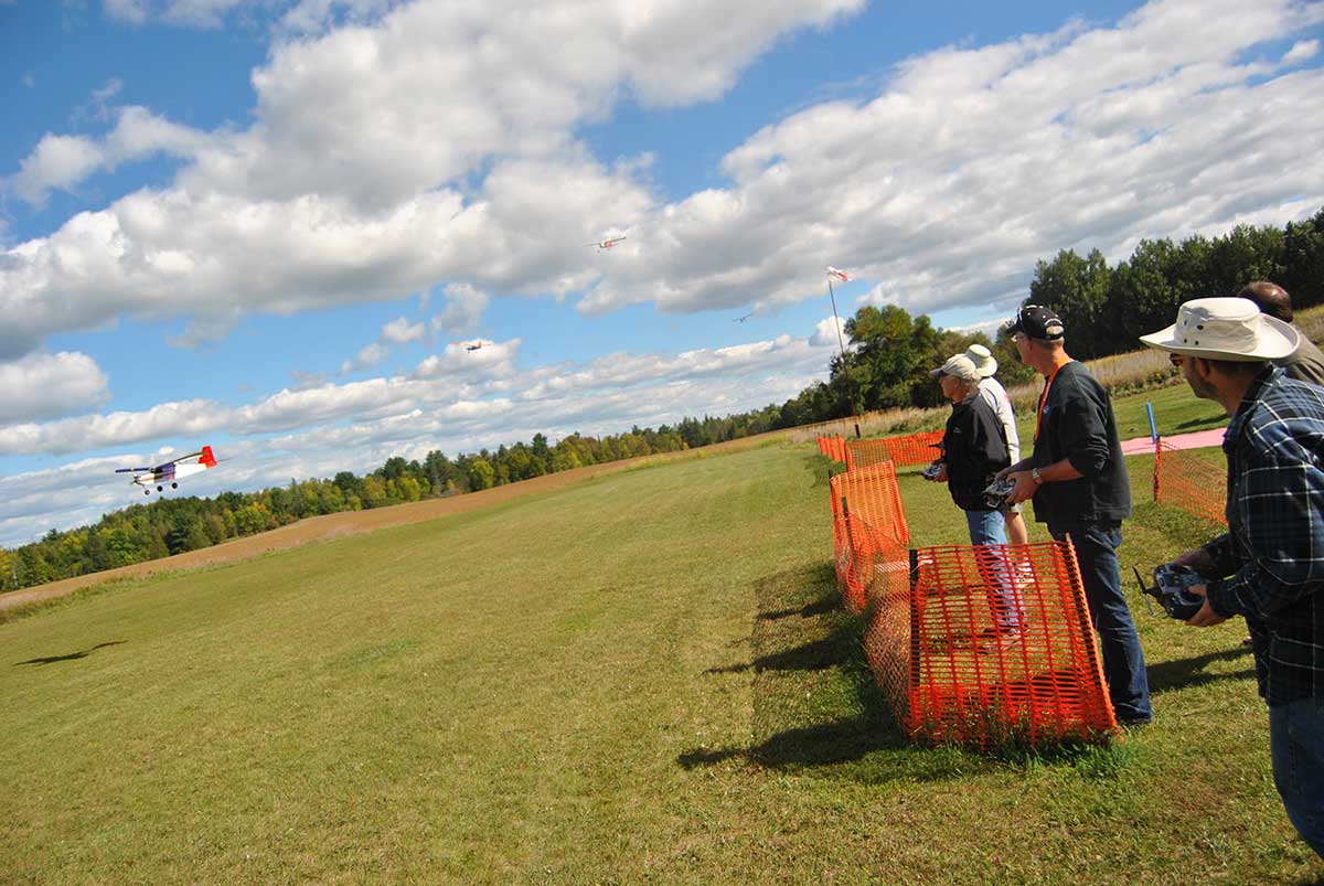 Main Flight Line at the Arnprior Radio Control Club